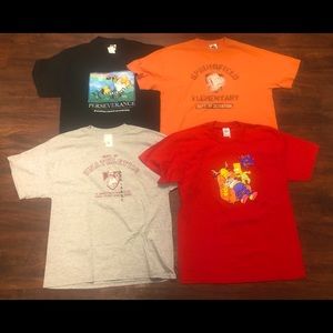 The Simpsons L XL 03-04 shirt bundle
